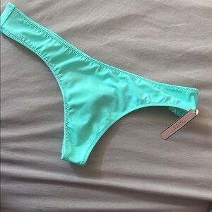 Victoria's Secret Blue Bikini Thong Cut